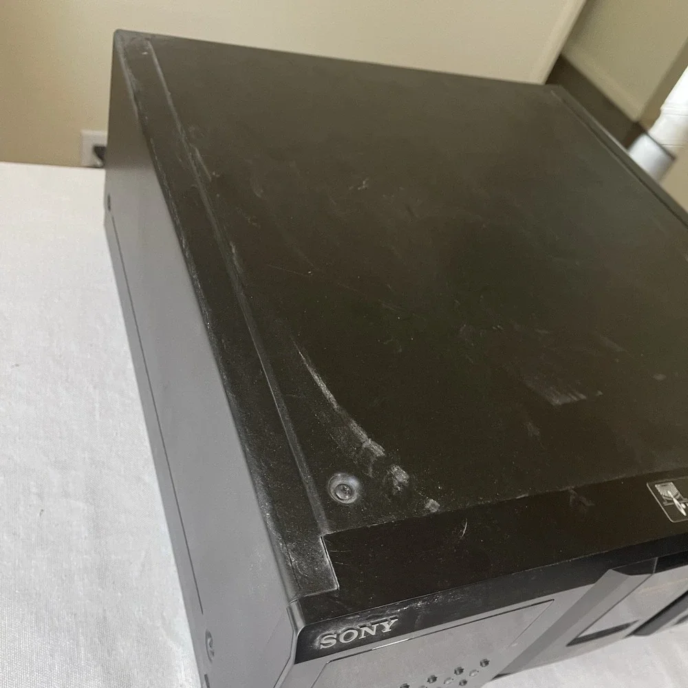 Sony Mega Storage 300 Disc CD Changer/Player CDP-CX355 Works Tested With Remote